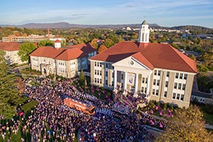 Teléfono móvil con iconos de redes sociales